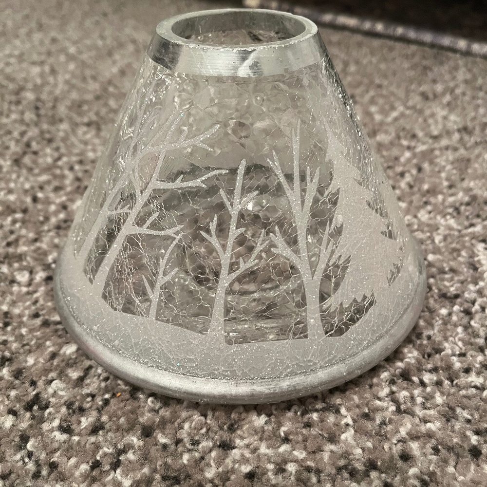 Winter themed candle topper